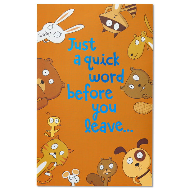 Funny Goodbye Card See you go Greeting Card by Curiosities Greeting Cards